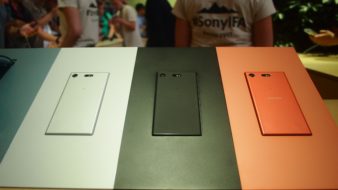 Tänase päeva pärliks olid uued Sony telefonid. Ettevõte näitas maailmale uusi XZ1 ning XZ1 Compact seadmeid. Foto: Hans Lõugas