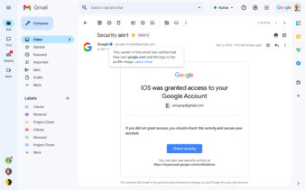 Gmail kinnitatud konto