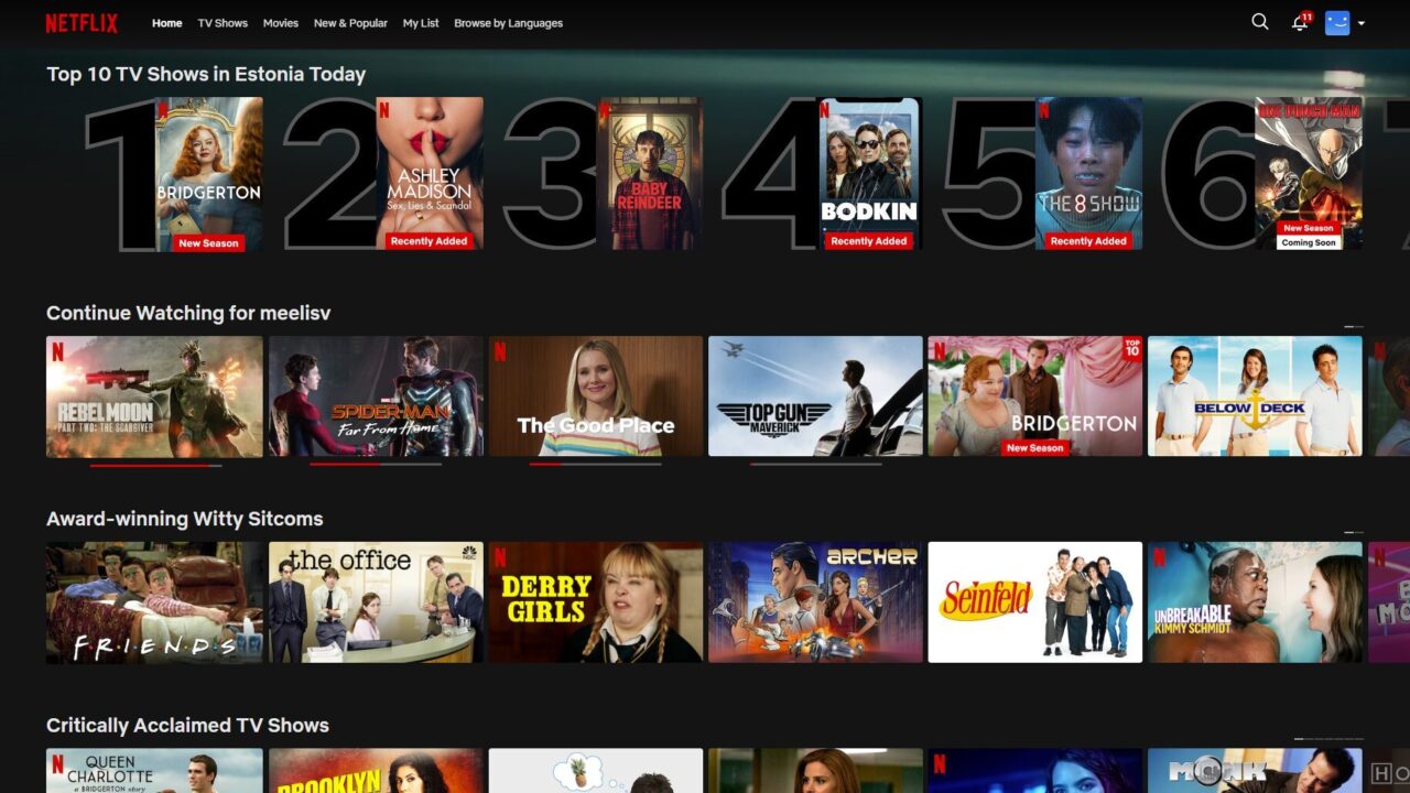 Netflix kaotab valitud riikides kõige soodsama reklaamivaba paketi thumbnail