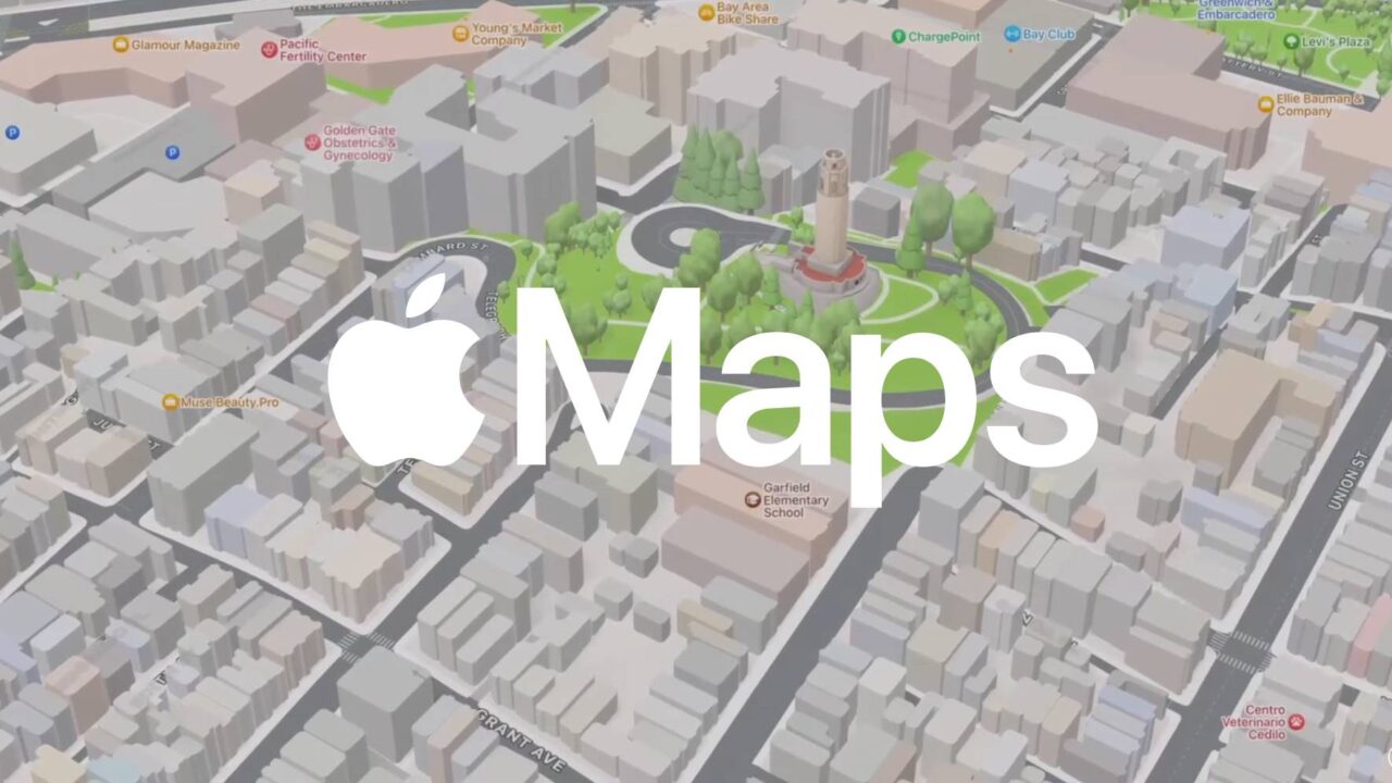 Apple maps logo